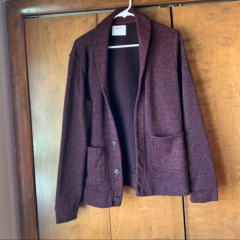 Men’s Cowl Neck Cardigan